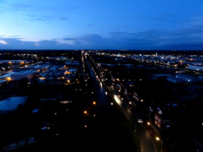 Stadskanaal bij avond