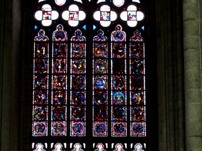 Stained glass windows of Amiens Cathedral, pic-003