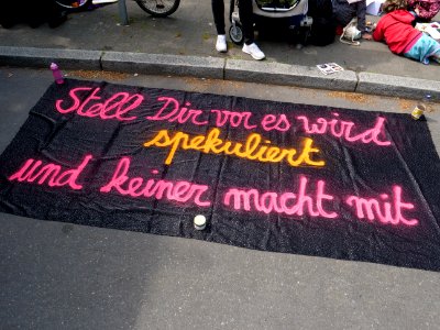 Start of the 1st may demonstration Grunewald 2019 12