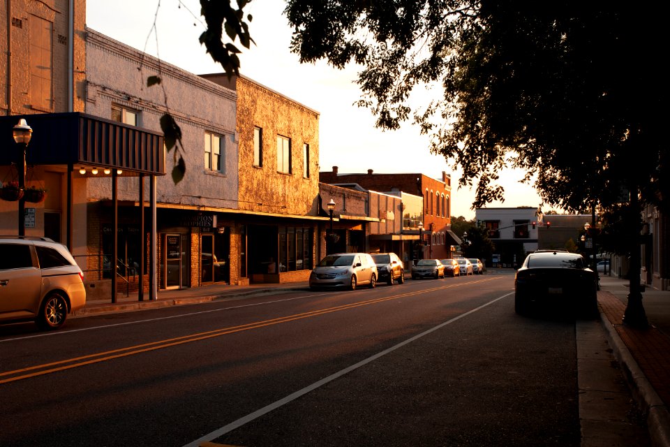 Sunset on W. Mississippi Ave in Ruston, LA