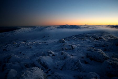 Sunrise views from the summit of Mount Kosciuszko, Kosciuszko National Park 02