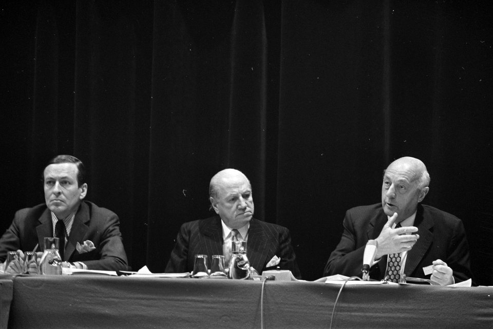 Symposium Unctad III in Den Haag , v.l.n.r. Prins Clau Raul Prrbisch (ex-secreta, Bestanddeelnr 925-3264