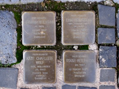 Stolpersteine Arnstadt Fleischgasse 1A (1)