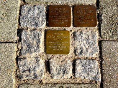 Stolpersteine Gouda Agatha Dekenstraat4