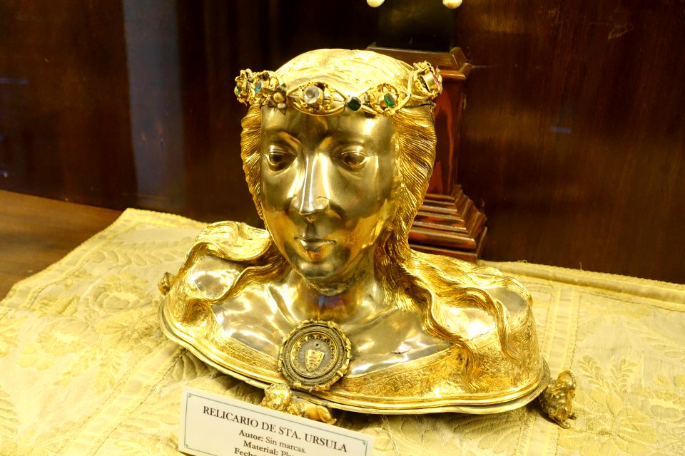 St. Ursula reliquary - Capilla de Santa Teresa y tesoro, Mosque of Cordoba - DSC07180