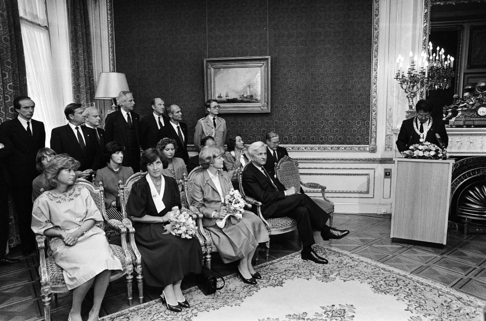 Staatsbezoek van president Von Weizsacker van West Duitsland bezoek aan ambtsw, Bestanddeelnr 933-3410