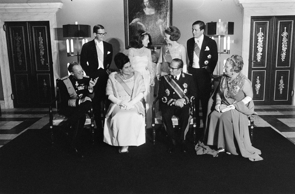 Staatsiefoto bezoek President Tito in Paleis op de Dam, Amsterdam, Bestanddeelnr 923-9392