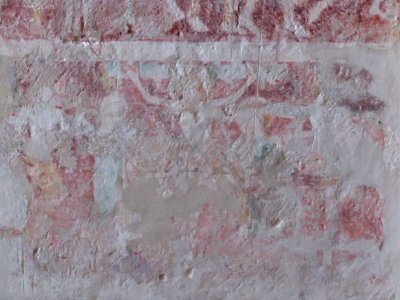St Michael, Amberley, wall painting 02