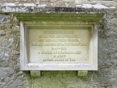 St Blasius Church, Church Road, Shanklin (July 2016) (War Memorial)