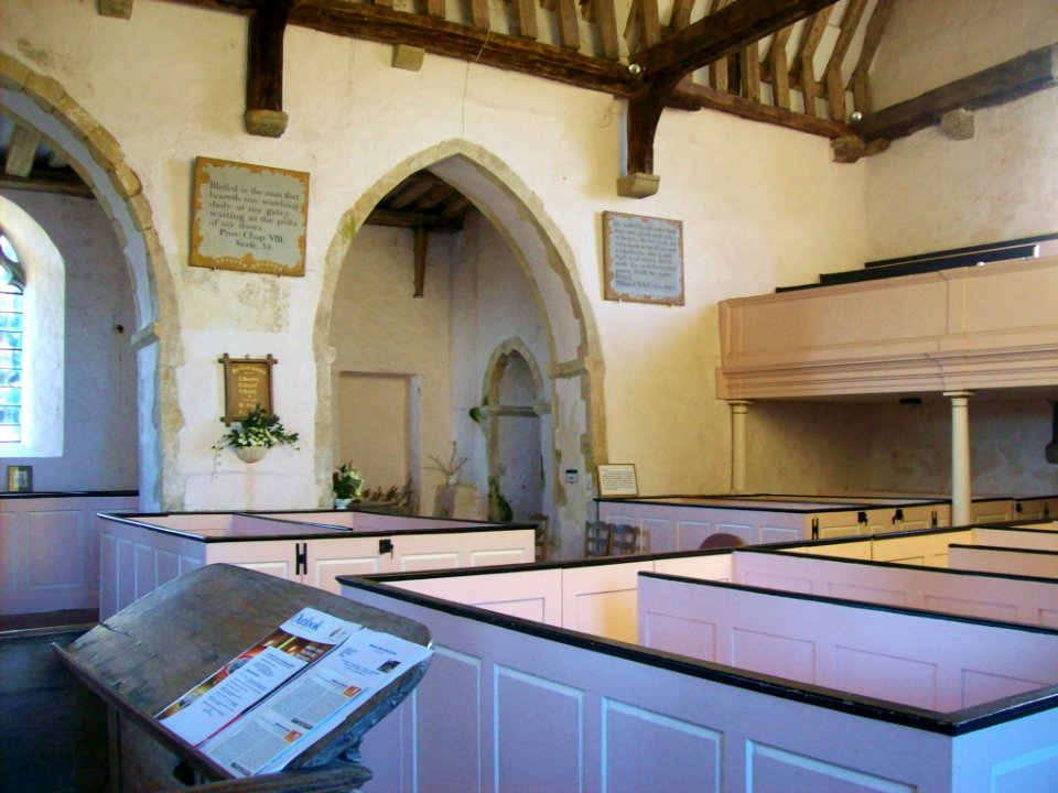 St Clement, Old Romney, nave looking south west