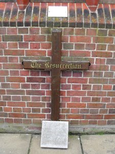 St Elisabeth's Church (Original Building), Victoria Drive, Downside, Eastbourne (NHLE Code 1252676) (March 2010) (Crucifix)