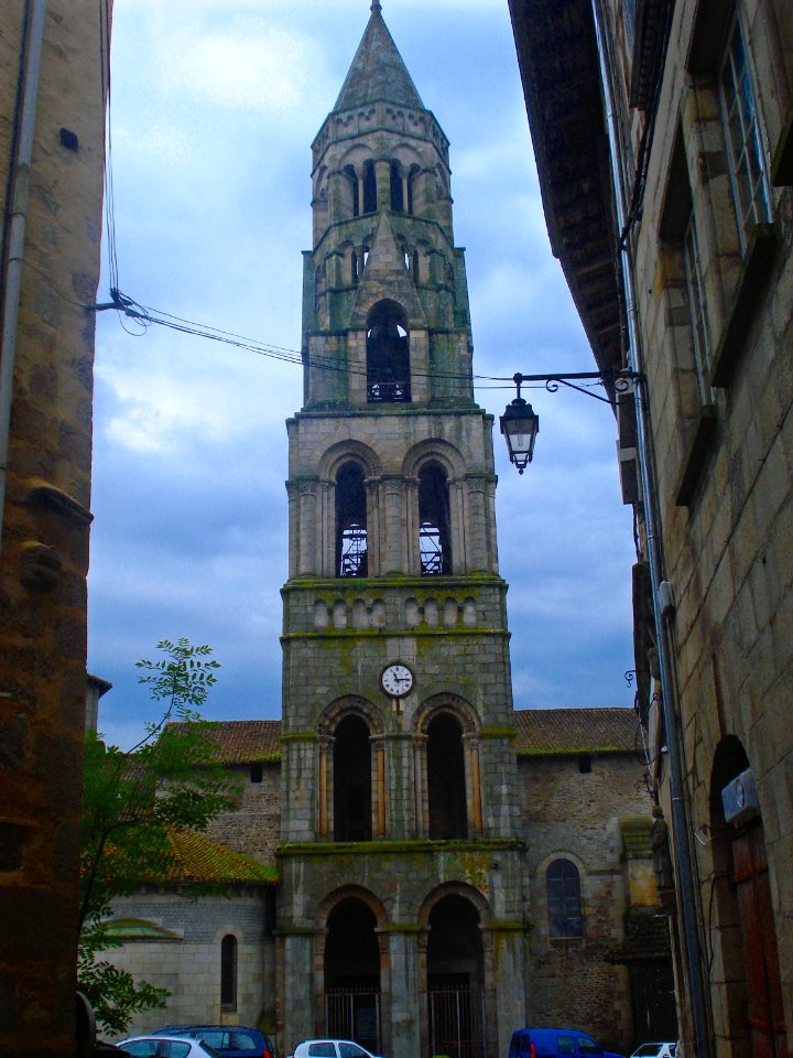 St.Léonard-de-Noblat (Haute-Vienne, Fr),clocher