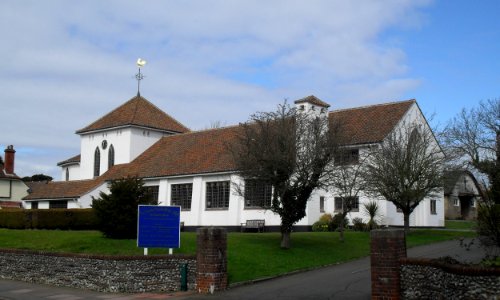 St Mary the Virgin's Church, Decoy Drive, Hampden Park, Eastbourne (NHLE Code 1376622) (March 2010) (2)