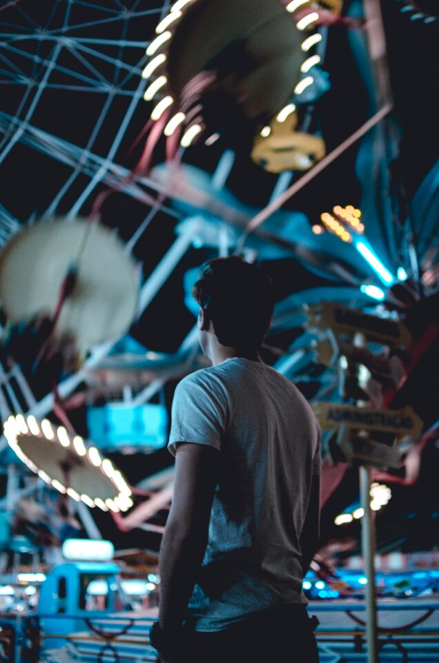 Ferris wheel amusement park celebration
