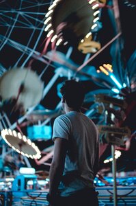 Ferris wheel amusement park celebration photo
