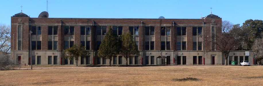 St. Therese Hall (Marty Indian School) from E 1