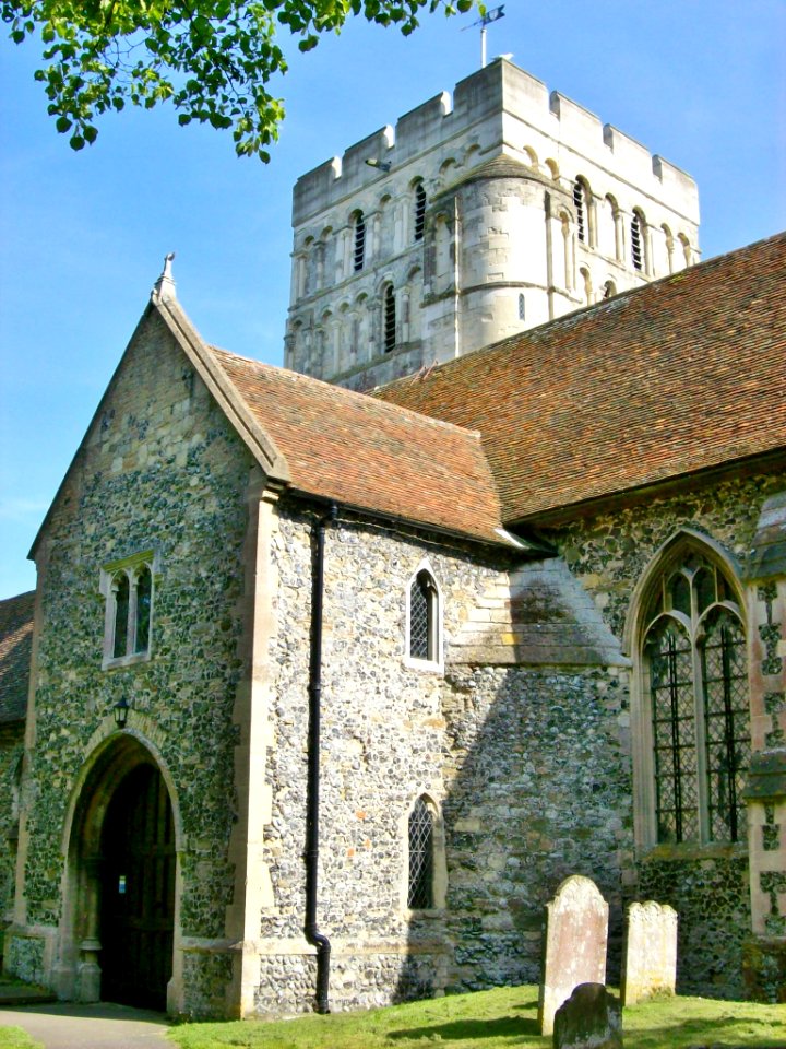 St Clement, Sandwich, north porch and tower