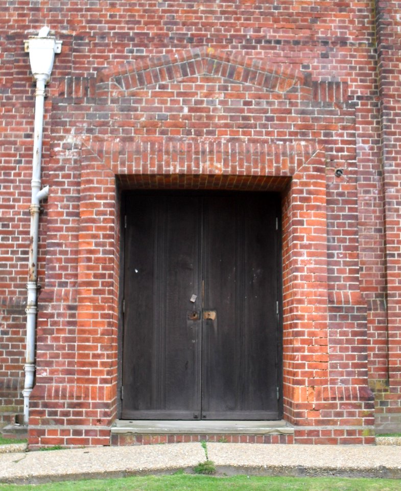 St Elisabeth's Church (Original Building), Victoria Drive, Downside, Eastbourne (NHLE Code 1252676) (March 2010) (Doorway)
