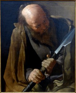 St. Thomas by Georges de La Tour, 1600-1650, oil on canvas - National Museum of Western Art, Tokyo - DSC08196