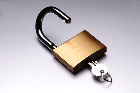 Lock access key photo
