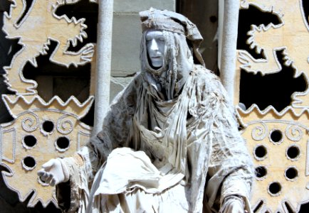 Street artist in Florence
