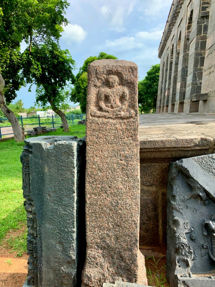 Temple ruins at Khush Mahal, Warangal Fort Telangana, India - 6