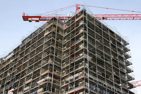 Concrete crane sky photo