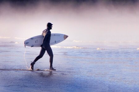Beach waters sea