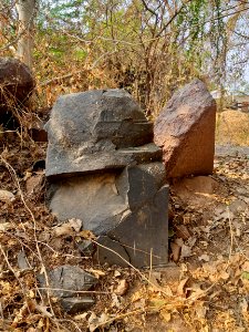 Temple 3 ruins, west Nagunur, Telangana India - 1