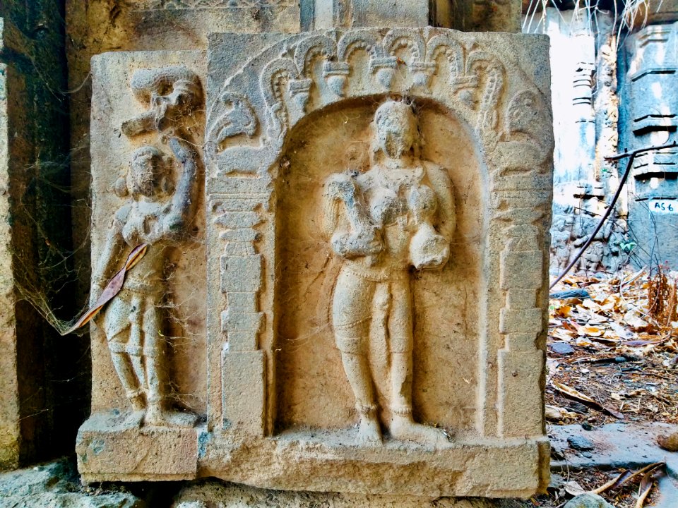 Temple 3 ruins, west Nagunur, Telangana India - 8