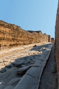 Street in Pompeii photo