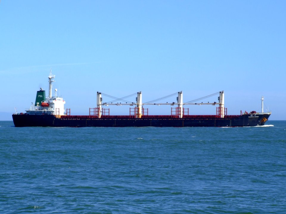 Sujitra Naree p3 approaching Port of Rotterdam, Holland 04-Aug-2007