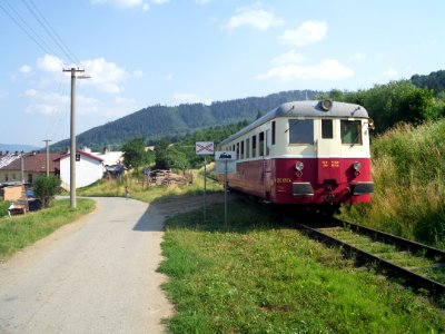 Slavosovce suburb tourist train