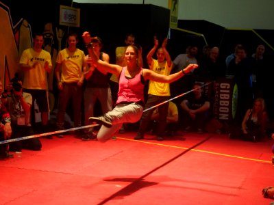 Slacklining, ISPO 2014 Munich (03)