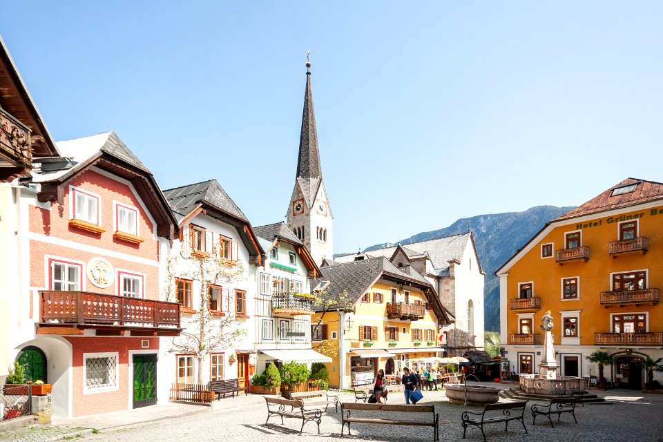 Square in Hallstatt