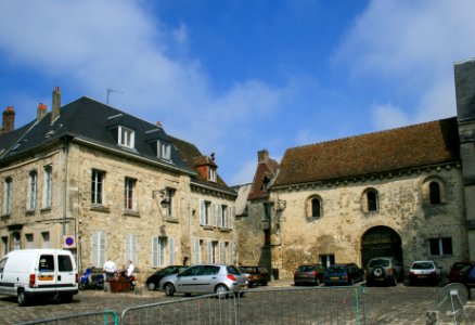 Square in front of the Cathedral, Laon