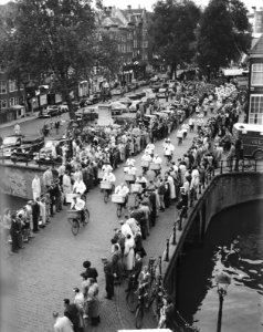 Slagerjongens race op Thorbeckeplein, Bestanddeelnr 904-0597