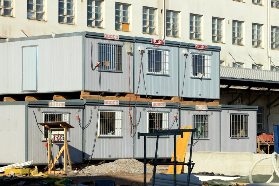 Site huts Toppila Oulu 20140427