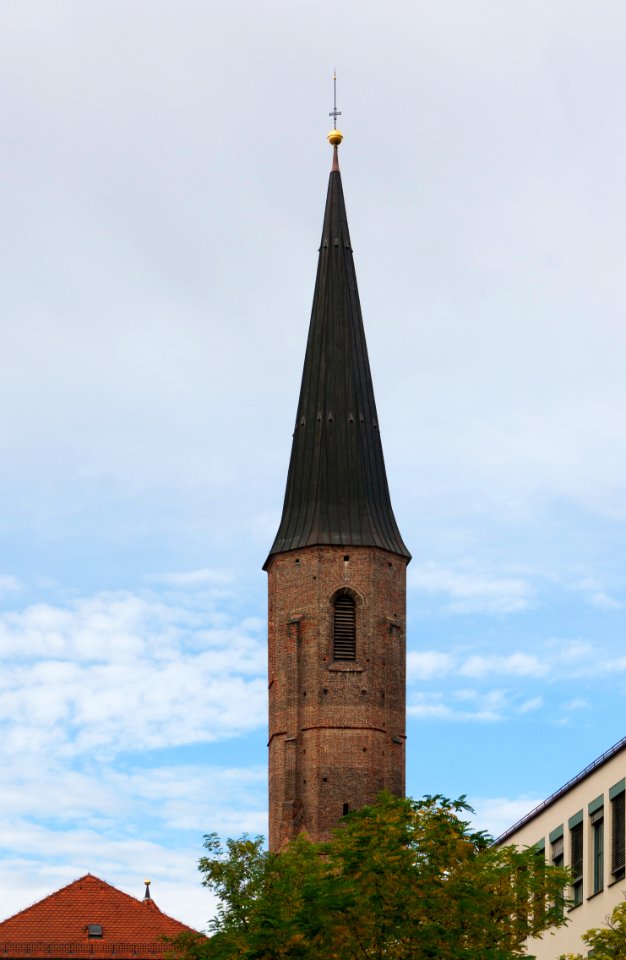 Spire Saint Salvator greek church Munich