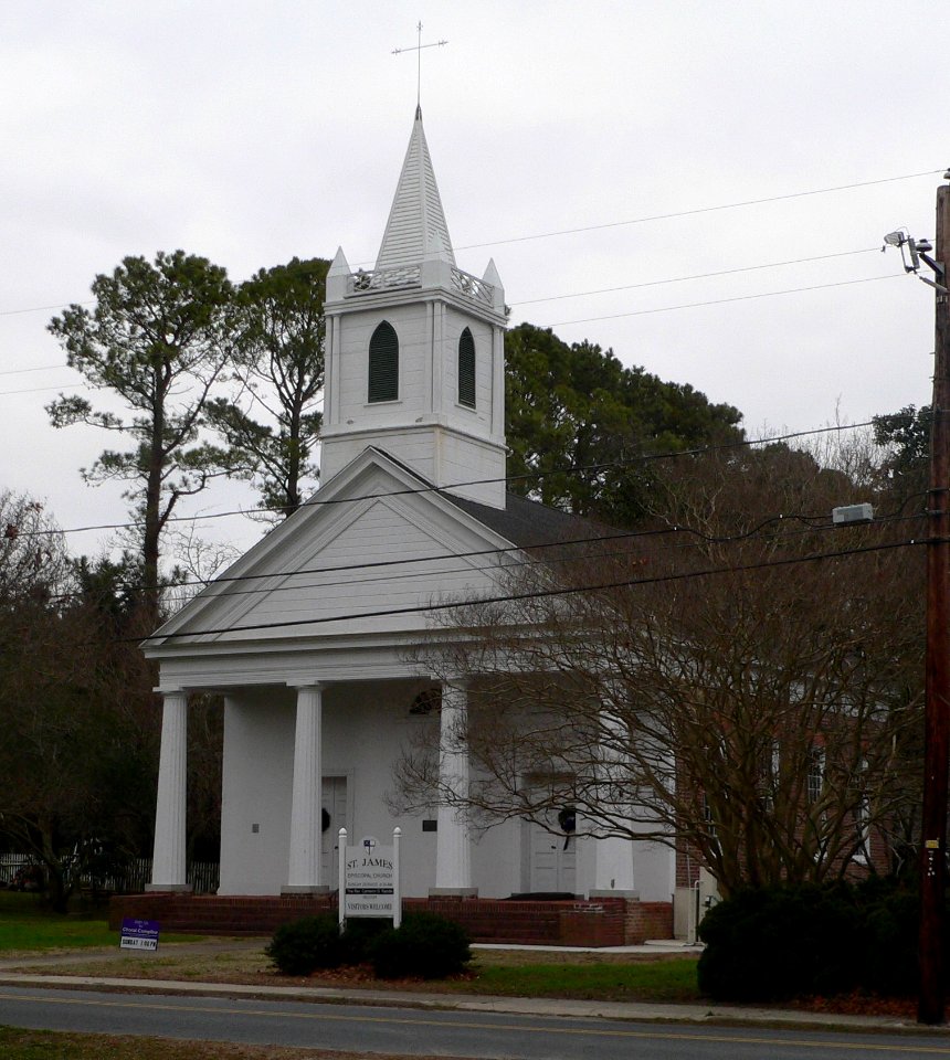 St. James Episcopal (Accomac VA) from S 1