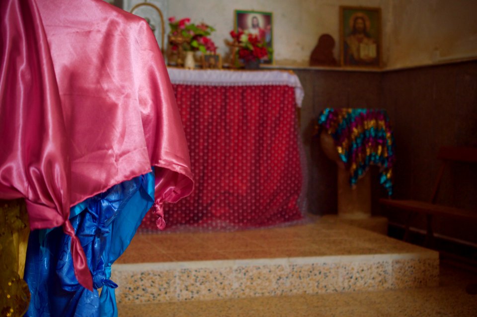 Small church used by Christians and Yezidis together in Nisiriye village near Sheikhan in the Kurdistan Region of Iraq 11