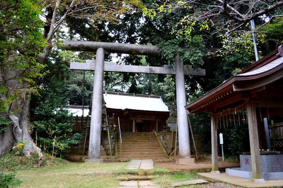 Sobataka-jinja (Okura, Katori) torii