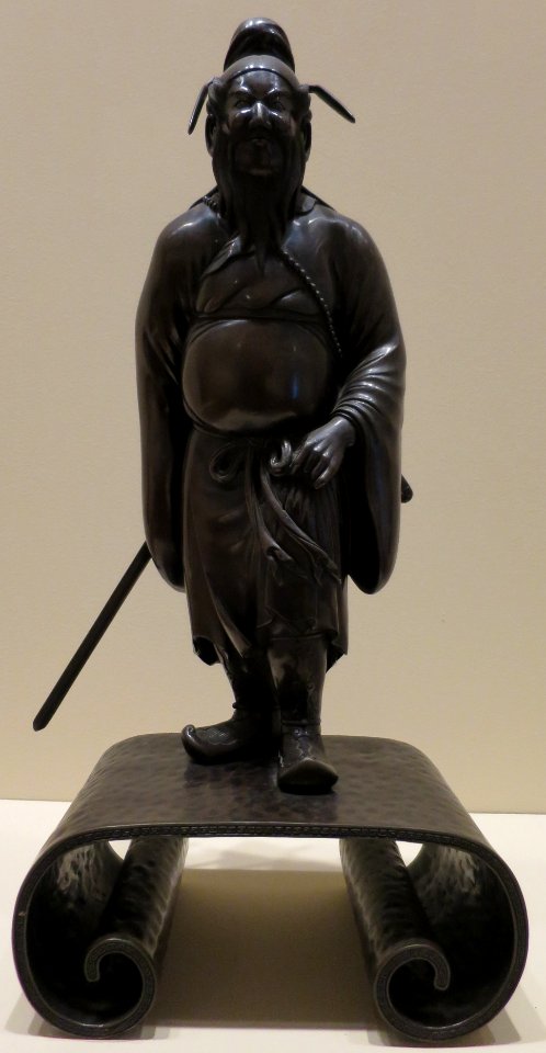 Shoki the Demon Queller, anonymous Japanese bronze, Honolulu Museum of Art, 2013-41-02