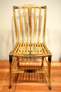 Side chair, Samuel Gragg (1772-c.1855), c. 1808, painted oak and beech - De Young Museum - DSC00819