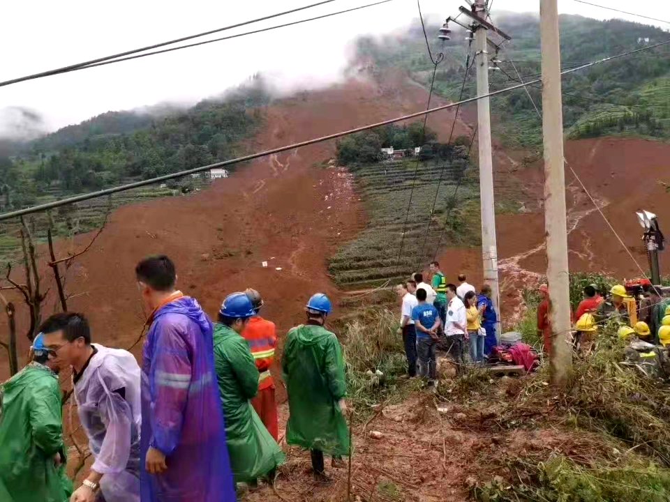 Shuicheng County Jichang Town Landslide, Guizhou, China, 24 July 2019