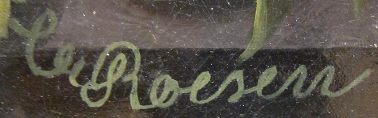 Signature of Severin Roesen, 1850-1855