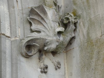 Sissonne (Aisne) Église Saint-Martin,détail extérieur (03)