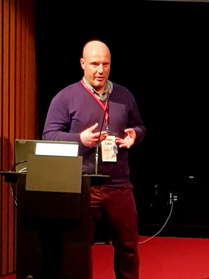 Simon Cobb at WikiCite 2018