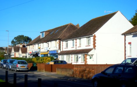 Shops and Houses at Mile Oak Road, Mile Oak (November 2015)