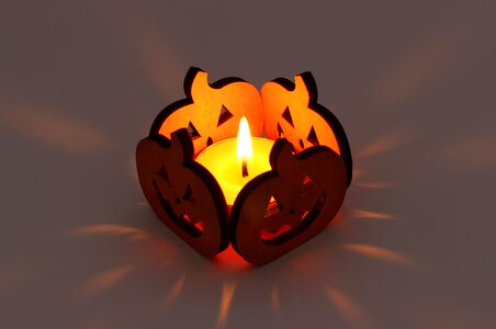 Orange autumn motives happy halloween